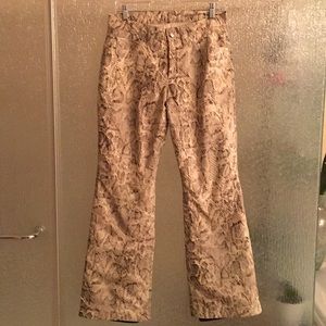Bogner Women’s Snakeskin Print Ski Pants Size 6